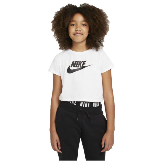 Nike Παιδική κοντομάνικη μπλούζα Sportswear Crop Futura Tee